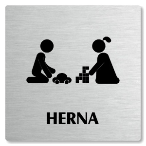 Herna, 100x100mm, stříbrná, Nevada